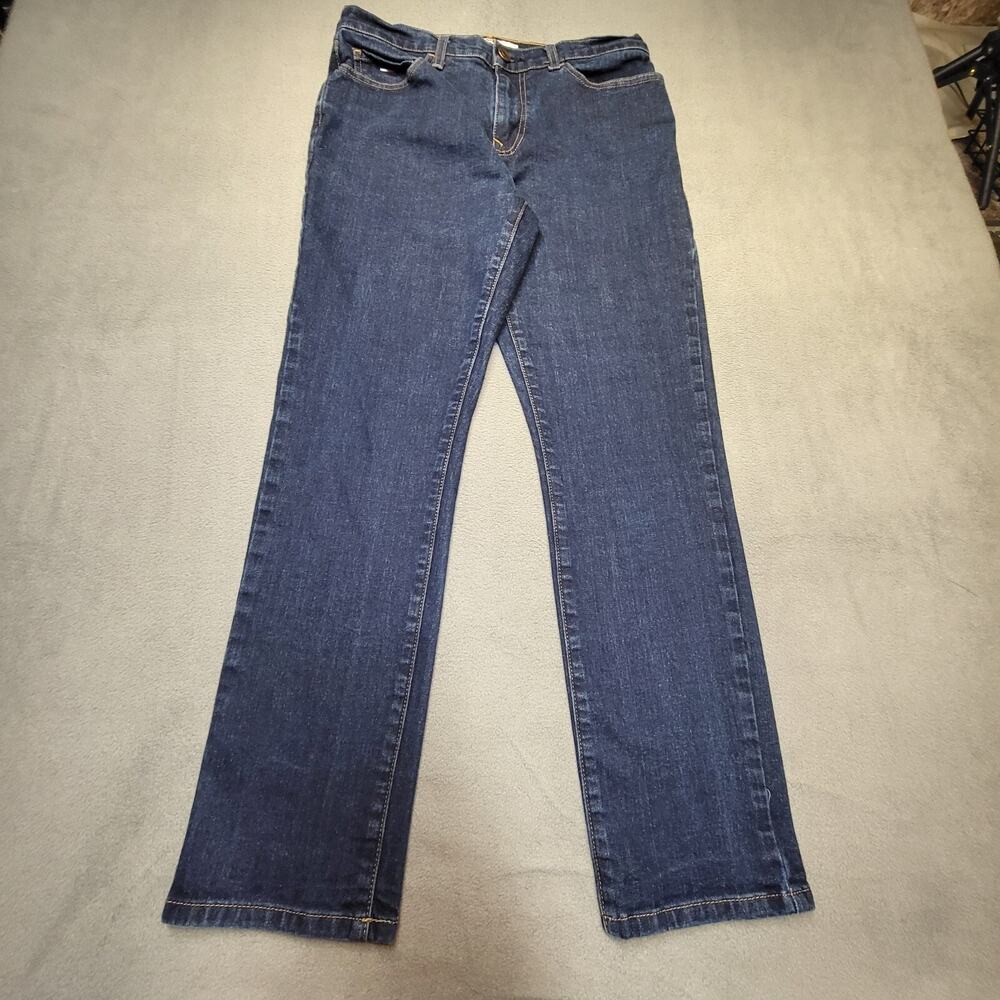 Tommy‎ Hilfiger Jeans Mens 30x28 Blue Straight Leg Stretch Distressed Denim